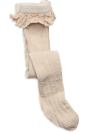 mp Denmark Ruby Tights - Lace Beige