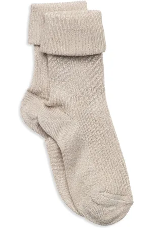 mp Denmark Ida Glitter Socks Beige