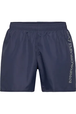 EA7 Mens Woven Boxer Blue