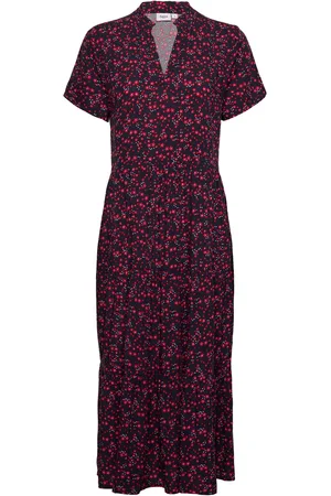 Saint Tropez Edasz Ss Maxi Dress Navy