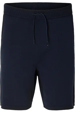 SELECTED Slhteller Knit Shorts Navy