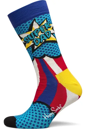 Happy Socks Super Dad Sock Patterned