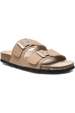 Bianco Biaolivia Sandal Suede Beige