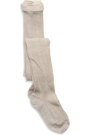 mp Denmark Celosia Glitter Tights Beige