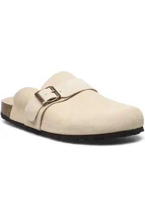 Bianco Biaotto Mule Suede Cream