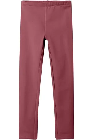 NAME IT Nkfdavina Solid Swe Legging Bru N Noos Burgundy