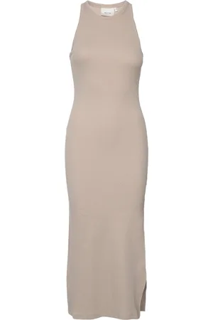 Gestuz Drewgz Sl Long Dress Noos Cream