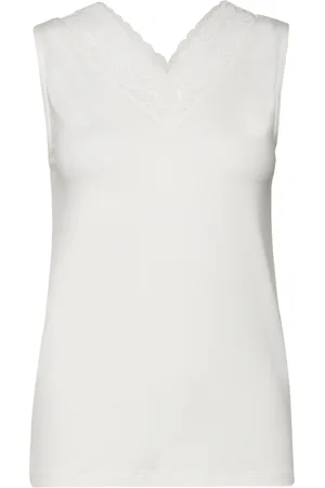 Cream Crtrulla Top White