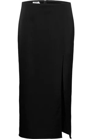 Filippa K Naiset Kynähameet - Satin Pencil Skirt Black