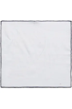 Amanda Christensen Pocket Square White