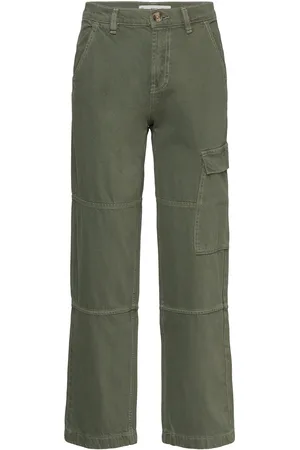 MANGO Pocket Cargo Jeans Khaki