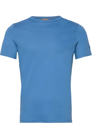 MOS MOSH Gallery Perry Crunch O-Ss Tee Blue