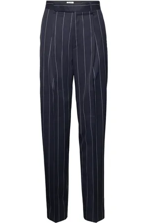 Filippa K Julie Pinstripe Trousers Navy