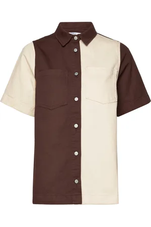 Envii Enmass Ss Shirt Block 6803 Brown