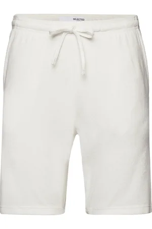 SELECTED Slhrelax-Terry Shorts Ex White