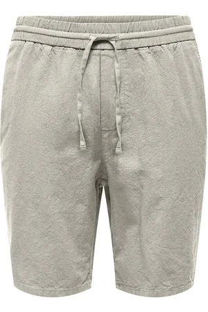 Only & Sons Onslinus 0007 Cot Lin Shorts Noos Cream