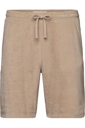 SELECTED Slhrelax-Terry Shorts Ex Beige