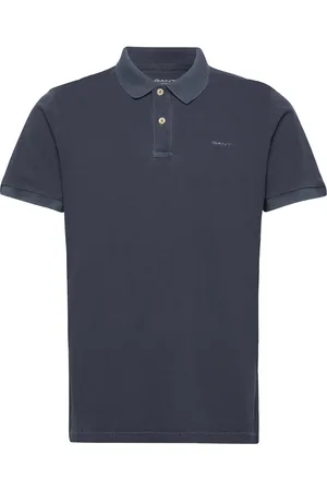 GANT Sunfaded Pique Ss Rugger Navy