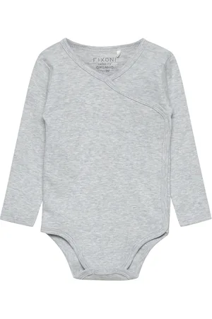 FIXONI Wrap Body Ls, Solid Grey