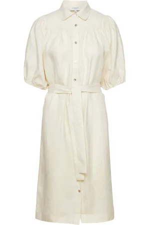 Rosemunde Linen Dress Cream