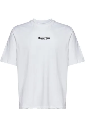 Resteröds Logo Mid Sleeve Tee Gots White