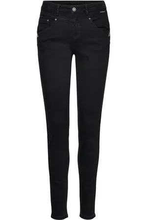 Cream Amalie Jeans Shape Fit Black