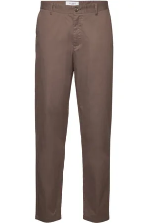Les Deux Jared Twill Chino Pants Brown