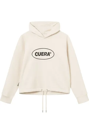 Cuera Cropped Merch Hoodie Cream