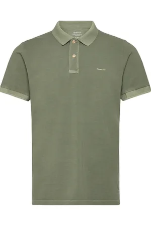 GANT Sunfaded Pique Ss Rugger Khaki