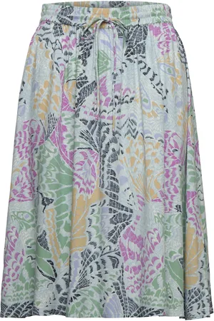 Soaked in Luxury Sllivinna Ilio Skirt Blue
