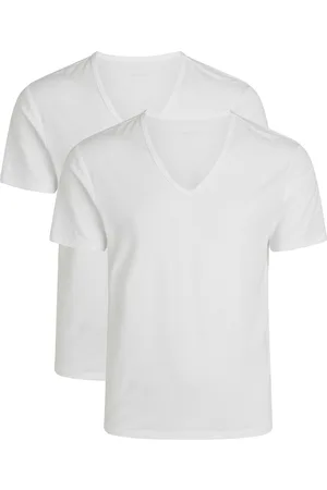 URBAN QUEST 2-Pack Men Bamboo V-Neck Undershirt