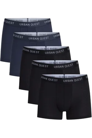 URBAN QUEST 5-Pack Men Bamboo Tights Black