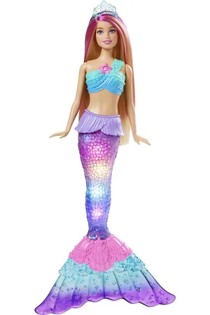 Barbie Dreamtopia Twinkle Lights Mermaid Doll Patterned