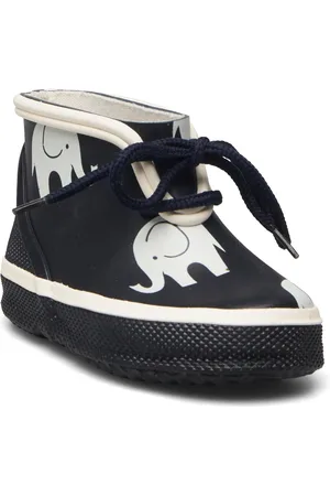 CeLaVi Low Wellies W.elephant Print Navy