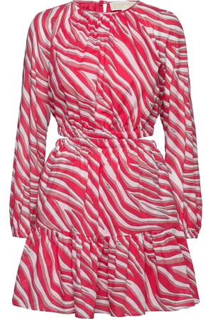 Michael Kors Ls Cut Out Mini Dress Pink