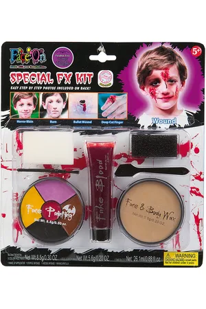 Joker Kid Make Up Special Effects Kit Patterned