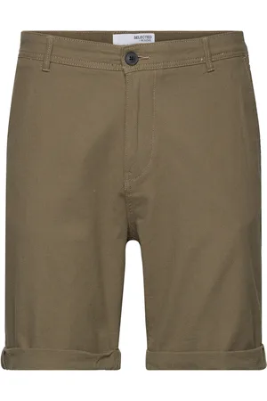 SELECTED Slhcomfort-Luton Flex Shorts W Khaki