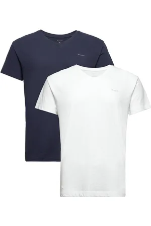 GANT V-Neck T-Shirt 2-Pack Navy