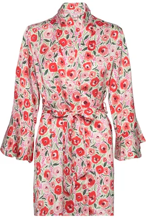 Hunkemöller Kimono Satin Funky Floral Red