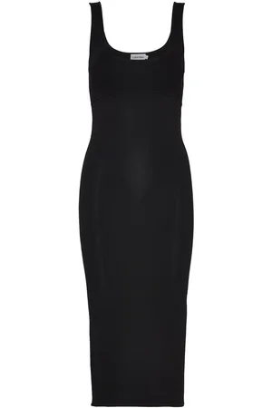 Calvin Klein Sensual Knitted Bodycon Dress Black