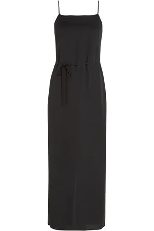 Calvin Klein Recycled Cdc Midi Slip Dress Black