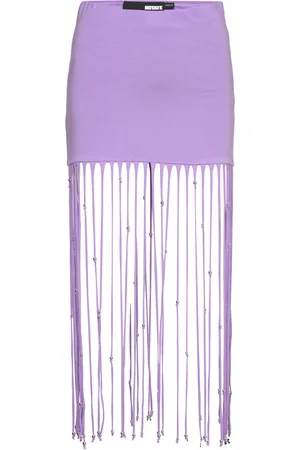 ROTATE Light Jersey Maxi Skirt Purple