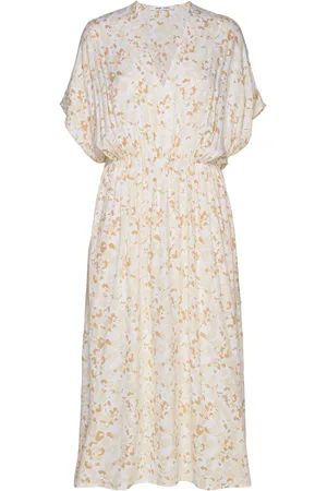 Samsøe Samsøe Andina Long Dress Aop 8083 Beige