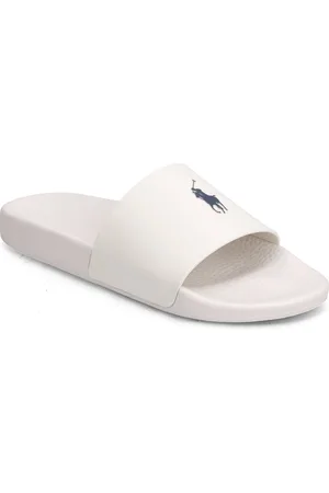 Ralph Lauren Signature Pony Camo Slide White