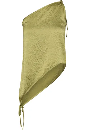Hosbjerg Katarina Shoulder Top Khaki
