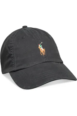 Ralph Lauren Stretch-Cotton Twill Ball Cap Black