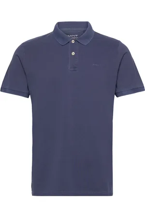 GANT Sunfaded Pique Ss Rugger Navy