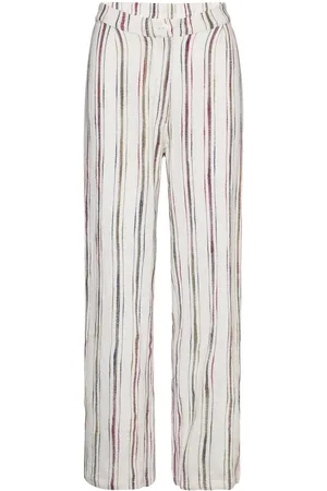 Hosbjerg Kydia Stripe Pants White