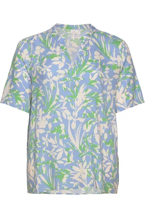 ONLY Carpiora China V-Split Top Wvn Blue