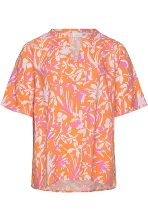 ONLY Carpiora China V-Split Top Wvn Orange